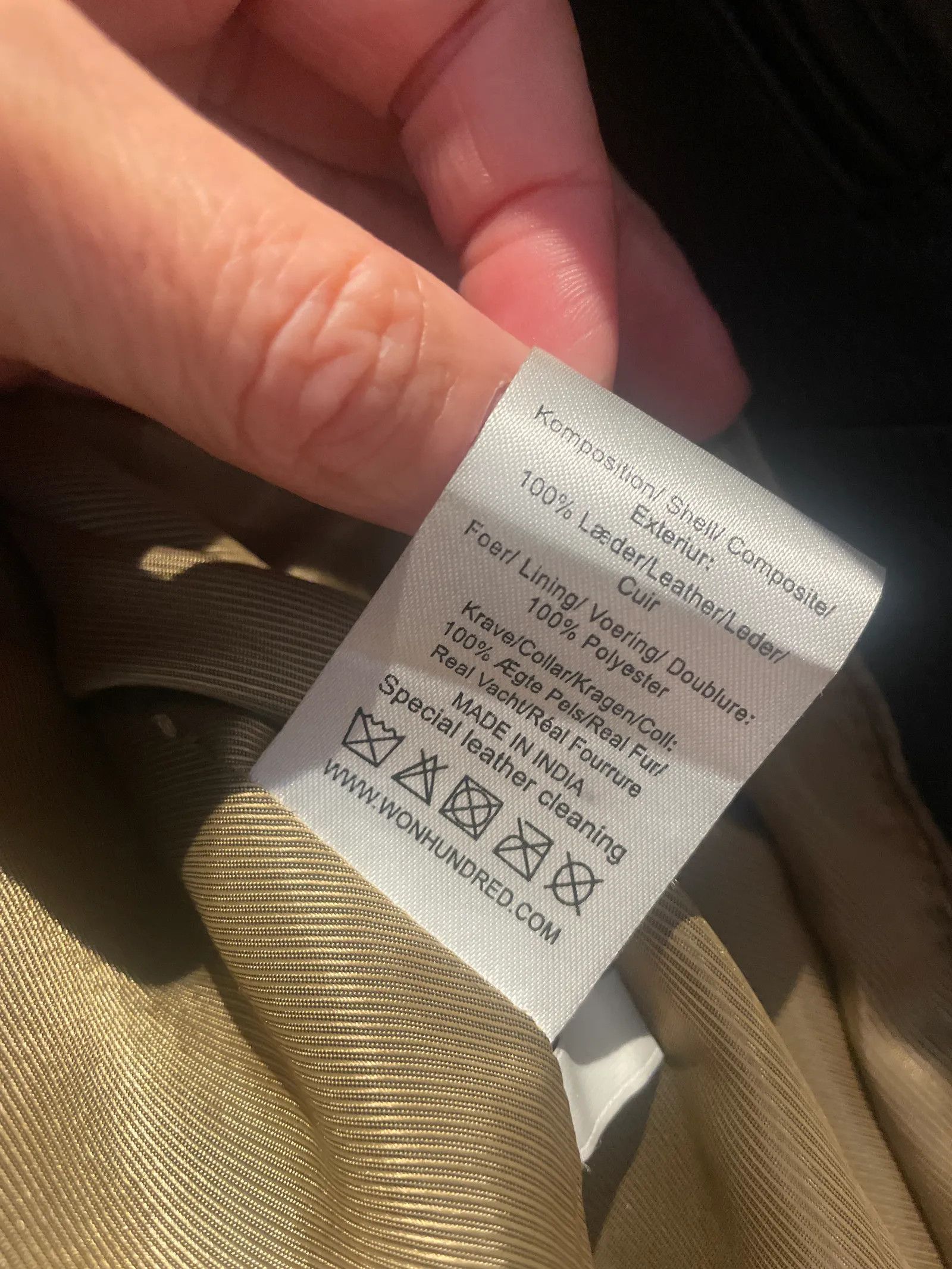 Won Hundred Won Hundred Leather Jacket Size XS / US 0-2 / IT 36-38 - 3 Thumbnail