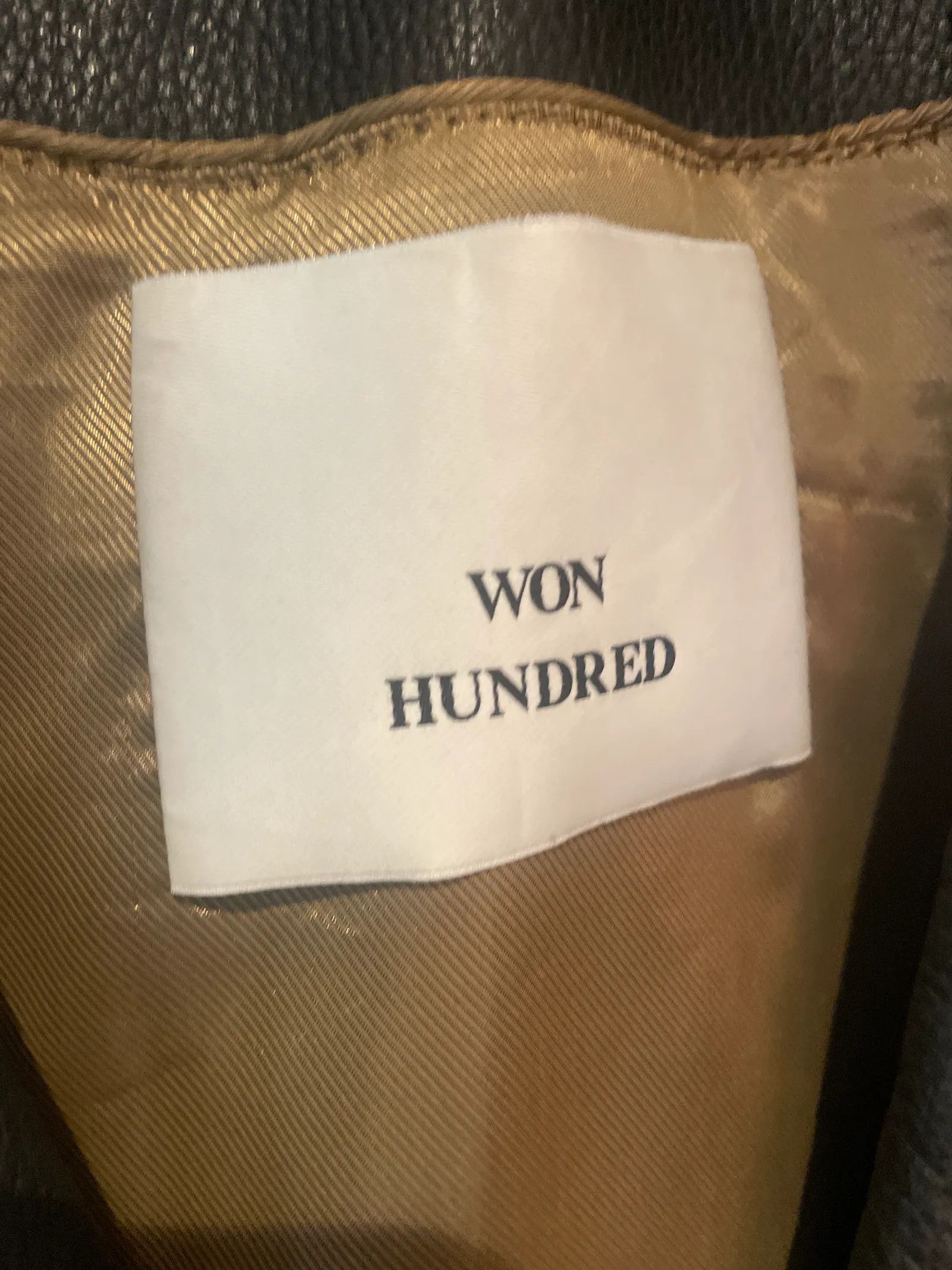 Won Hundred Won Hundred Leather Jacket Size XS / US 0-2 / IT 36-38 - 2 Thumbnail