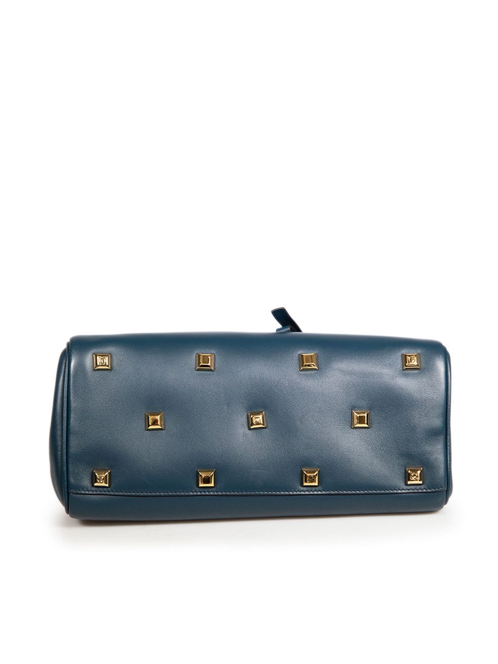 Salvatore Ferragamo Teal Leather Studio Handbag Size ONE SIZE - 4 Thumbnail