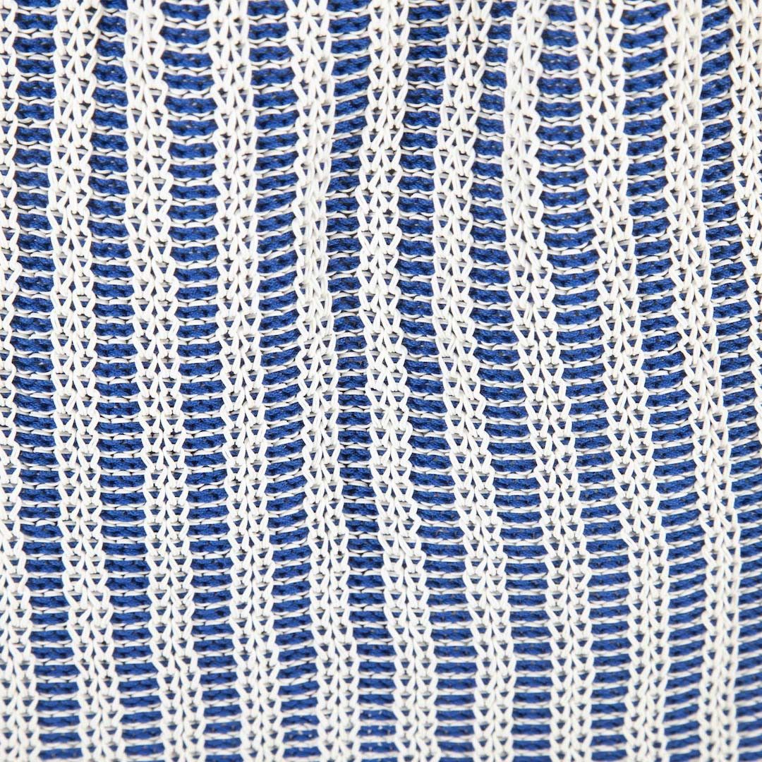 La DoubleJ Blue Drawstring Ribbed Knit Skirt Size 26" / US 2 / IT 38 - 4 Thumbnail