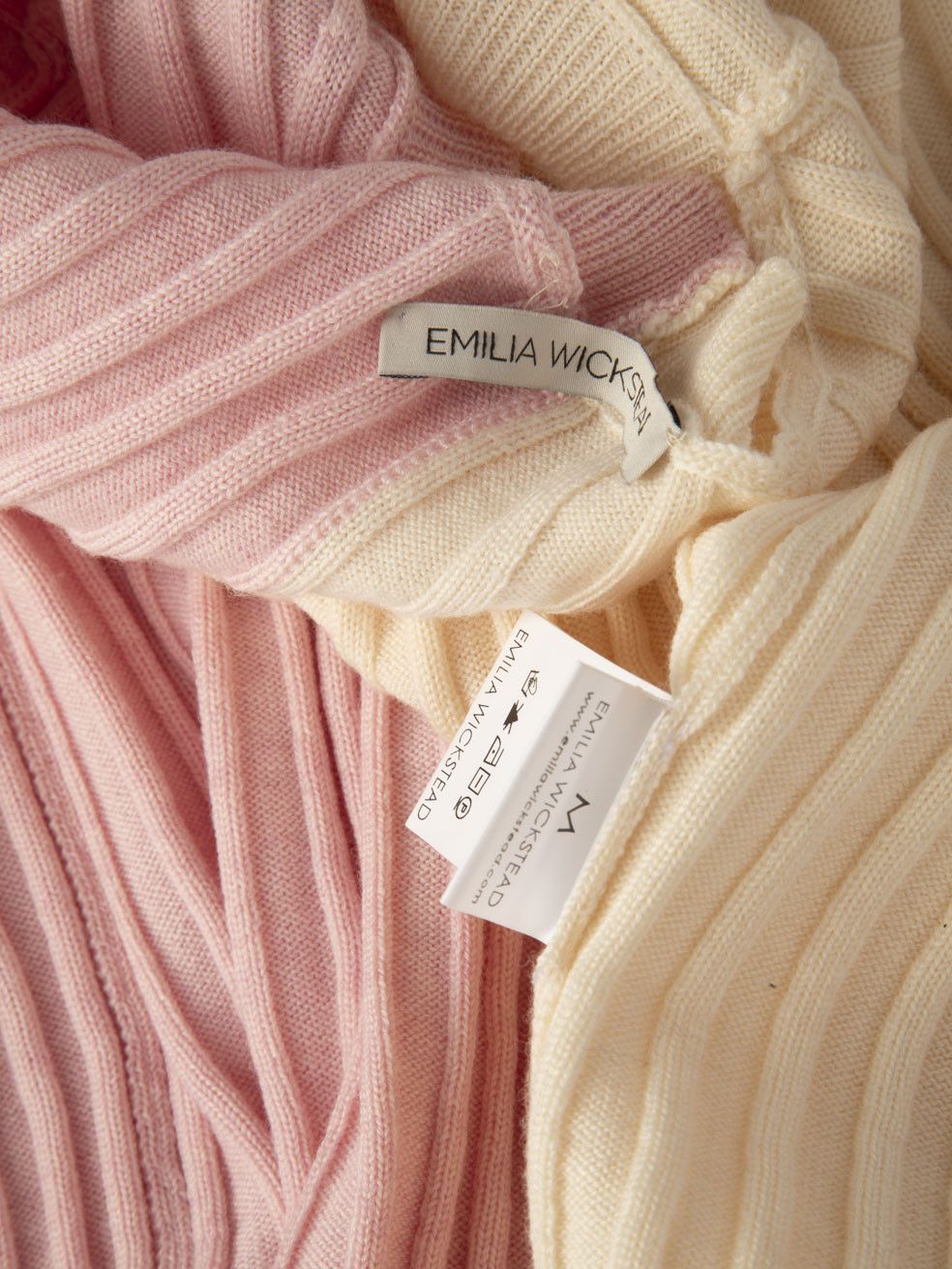 Emilia Wickstead Two-Tone Ribbed Top Size M / US 6-8 / IT 42-44 - 9 Thumbnail