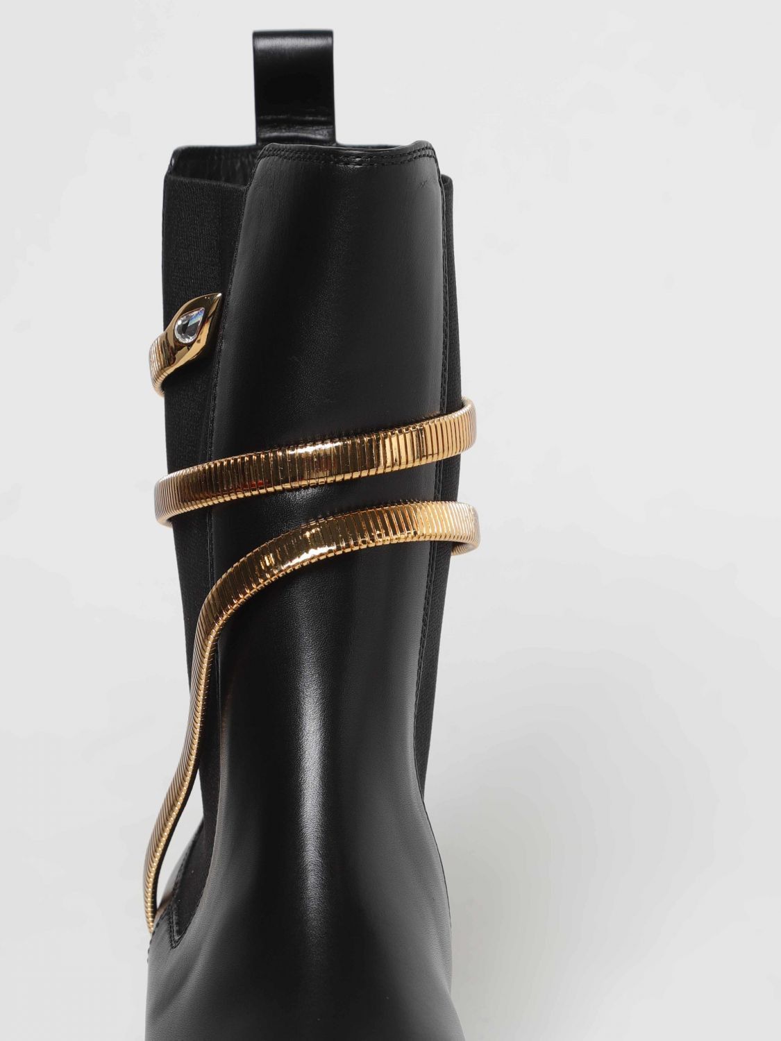 Rene Caovilla Rene Caovilla Flat Ankle Boots Woman Black Size US 10 / IT 40 - 4 Thumbnail