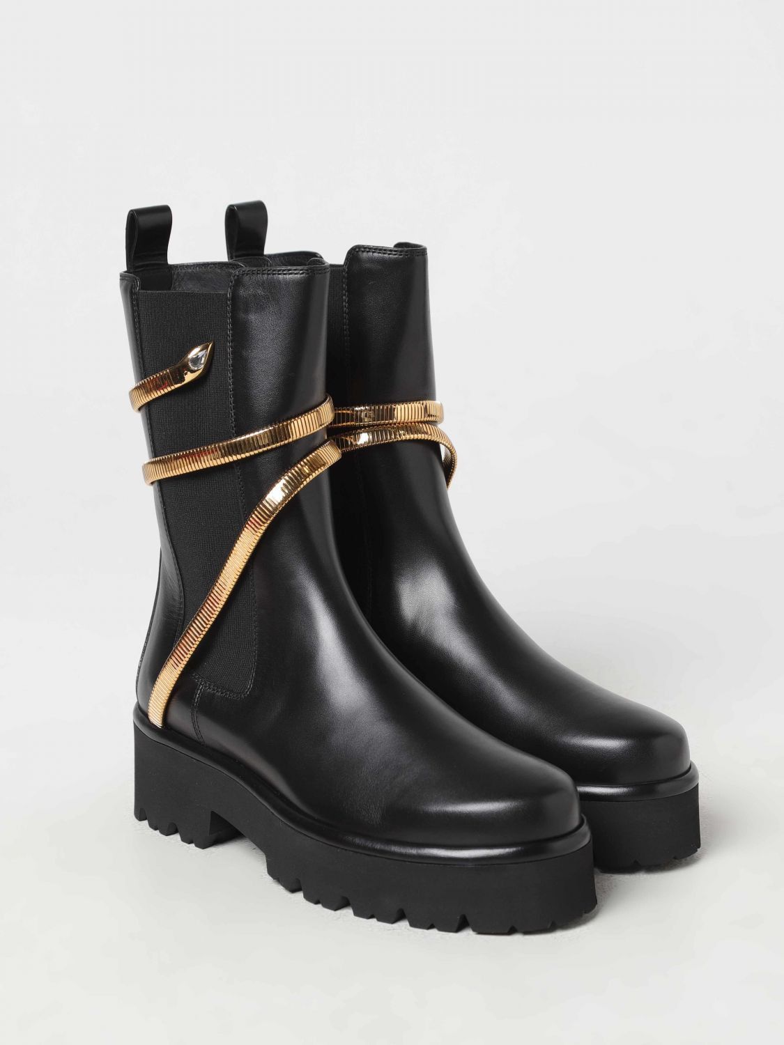 Rene Caovilla Rene Caovilla Flat Ankle Boots Woman Black Size US 10 / IT 40 - 2 Thumbnail