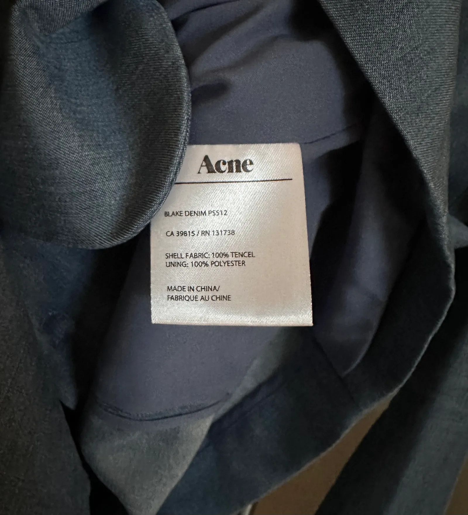 Acne Studios Acne Studios Blake denim blazer Blazer Size XS / US 0-2 / IT 36-38 - 3 Thumbnail
