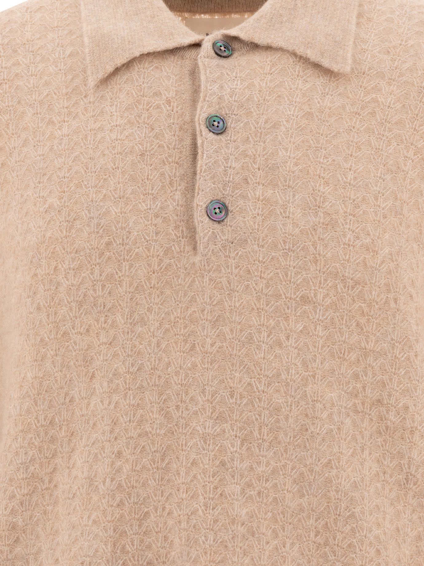 NN07 Alfie Alpaca-Blend Polo Sweater Size US S / EU 44-46 / 1 - 3 Thumbnail