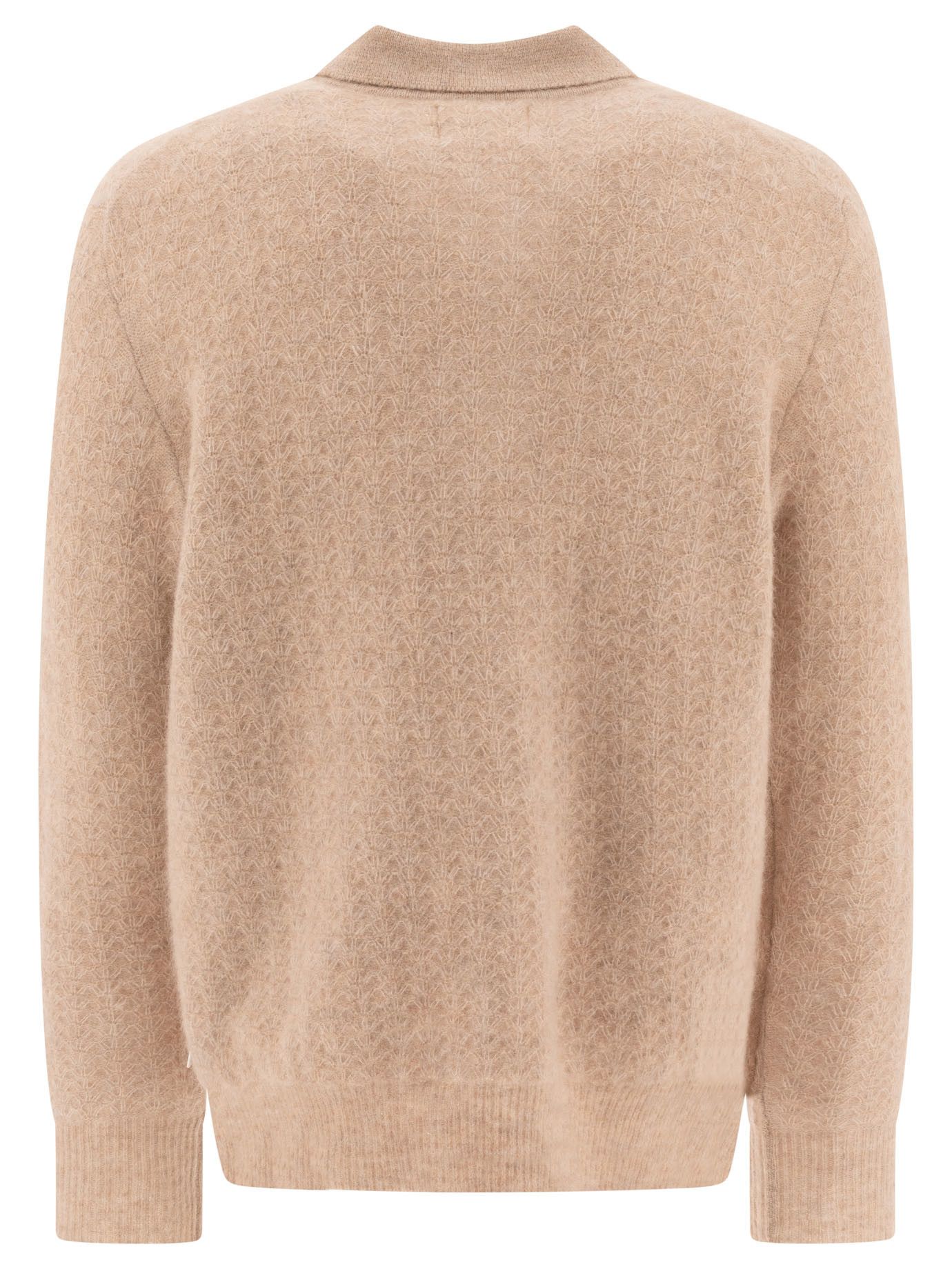 NN07 Alfie Alpaca-Blend Polo Sweater Size US S / EU 44-46 / 1 - 2 Thumbnail