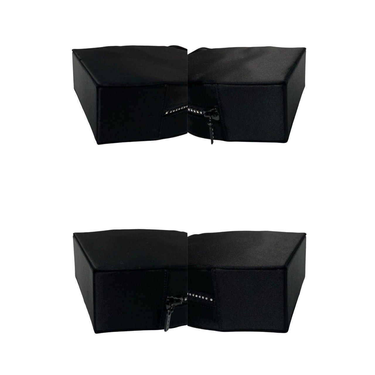 Yves Saint Laurent Yves Saint Laurent Handbag Black Satin Size ONE SIZE - 7 Thumbnail