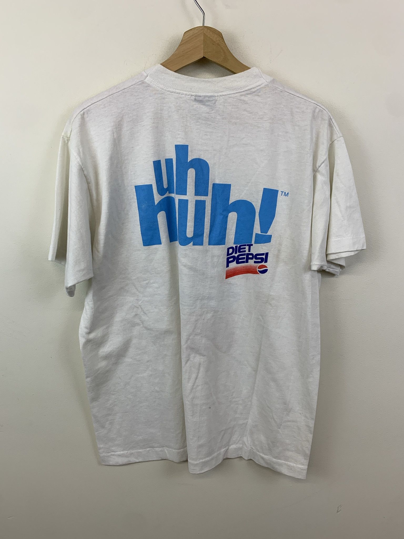 Vintage Vintage 19990s Diet Pepsi You Got The Right One Baby Single stitch Tee Size XL Size US XL / EU 56 / 4 - 3 Thumbnail