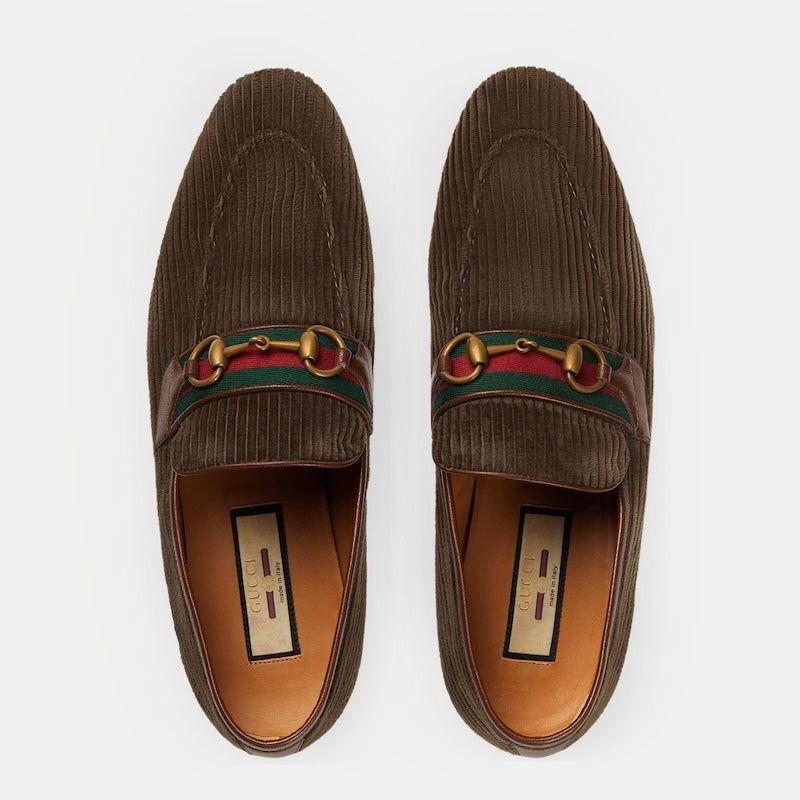Gucci Gucci Horsebit Web Loafers SIZE 10.5 Size ONE SIZE - 2 Thumbnail