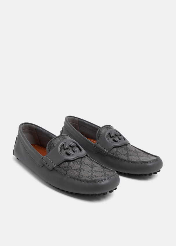 Gucci Gucci Interlocking G Driver Loafers SIZE 7.5 Size ONE SIZE - 3 Thumbnail