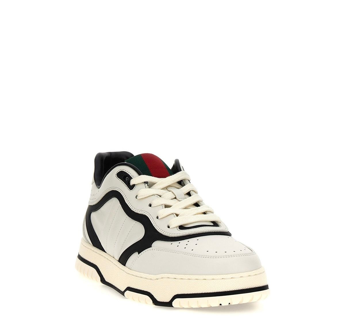 Gucci GUCCI MEN’S RE-WEB LEATHER SNEAKERS SIZE 7 Size ONE SIZE - 2 Thumbnail