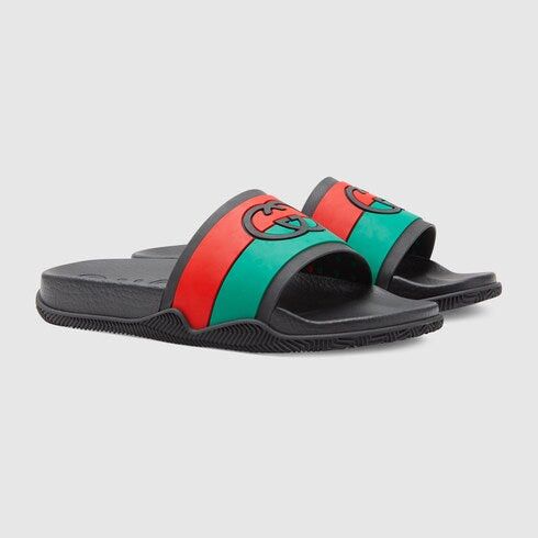 Gucci Gucci Interlocking G Men Slide Sandals SIZE 12 Size ONE SIZE - 2 Thumbnail