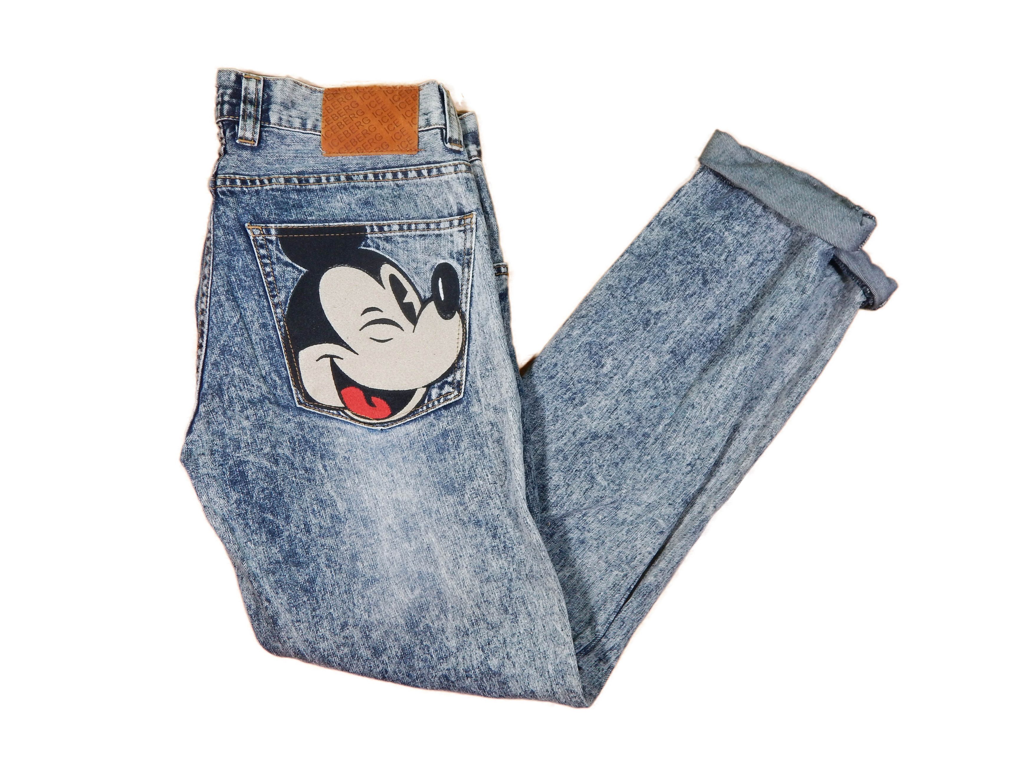 Iceberg Iceberg Disney Denim Jeans size 31x34 mickey mouse Grailed