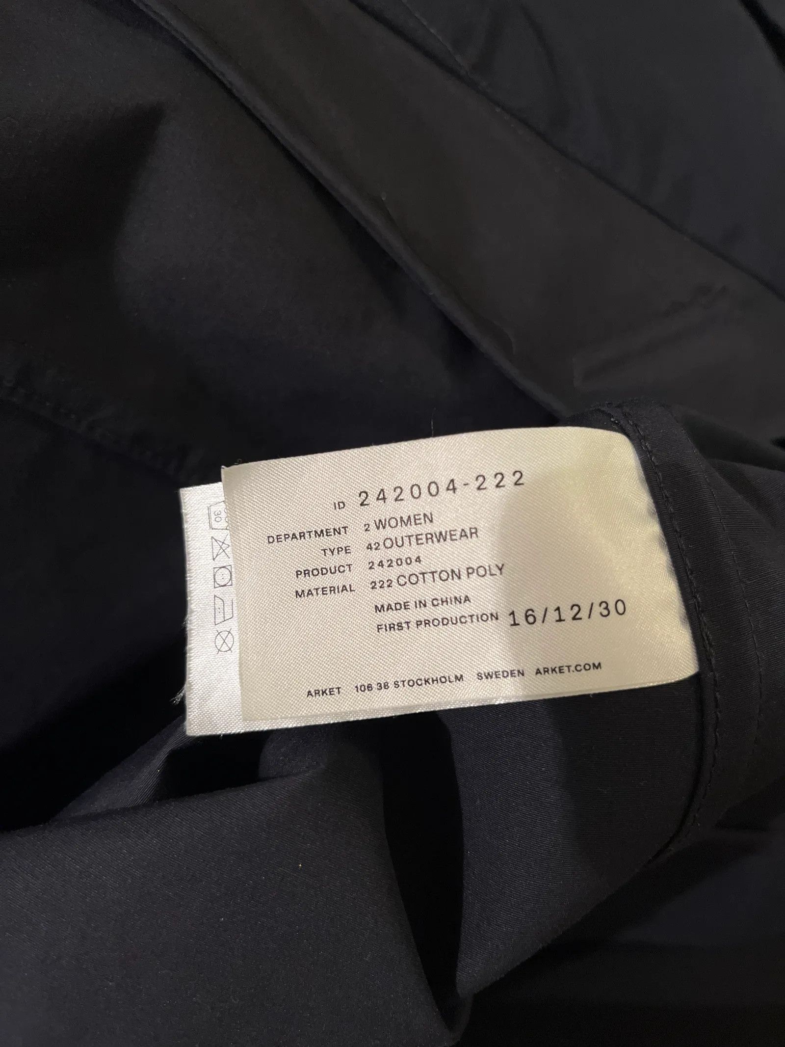 Arket Arket Trenchcoat Size XS / US 0-2 / IT 36-38 - 3 Thumbnail