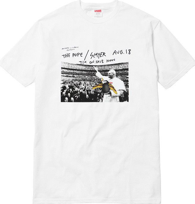 Supreme Pope Tee | Grailed