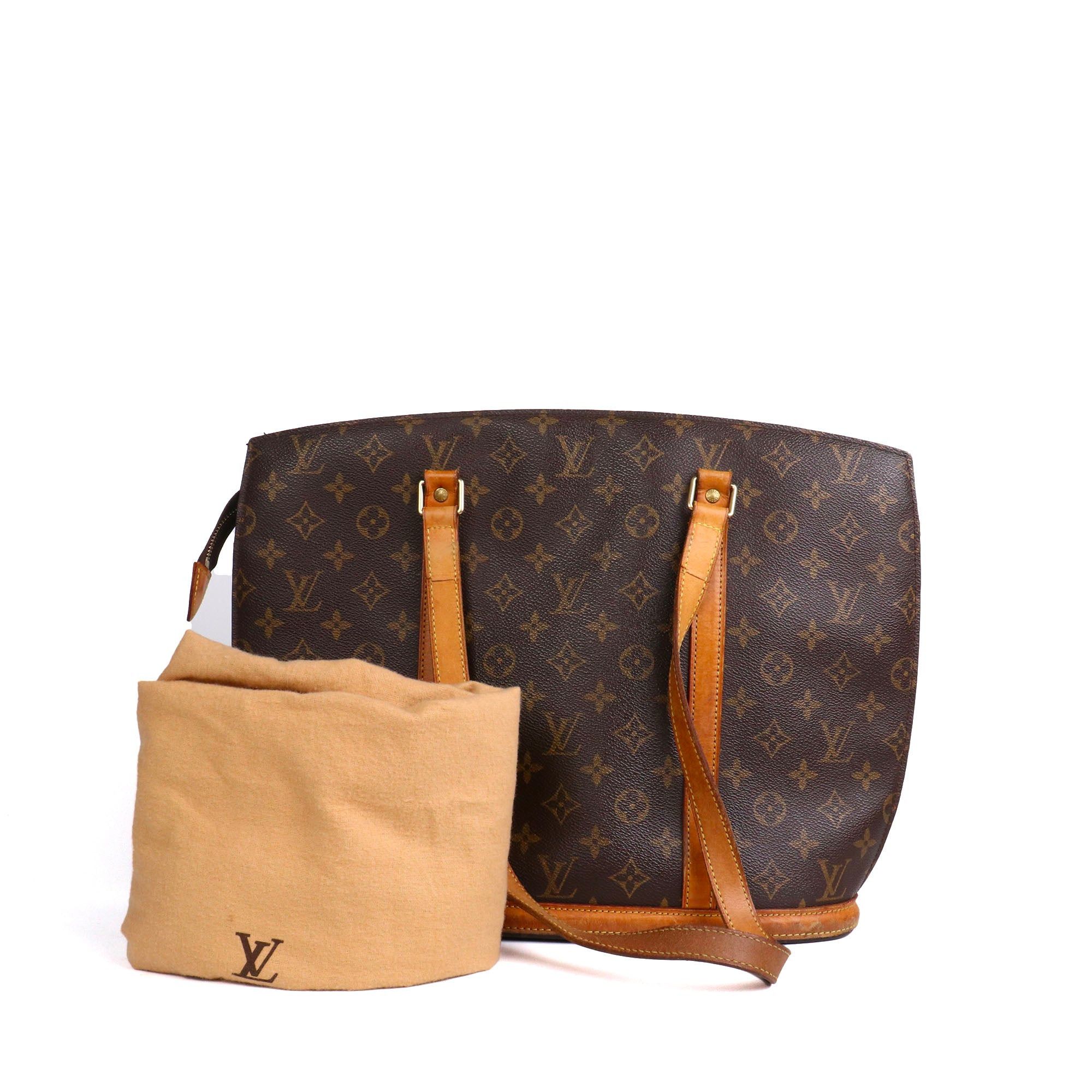 Louis Vuitton LOUIS VUITTON - Louis Vuitton Babylone tote bag in vintage brown monogram canvas Size ONE SIZE - 12 Thumbnail