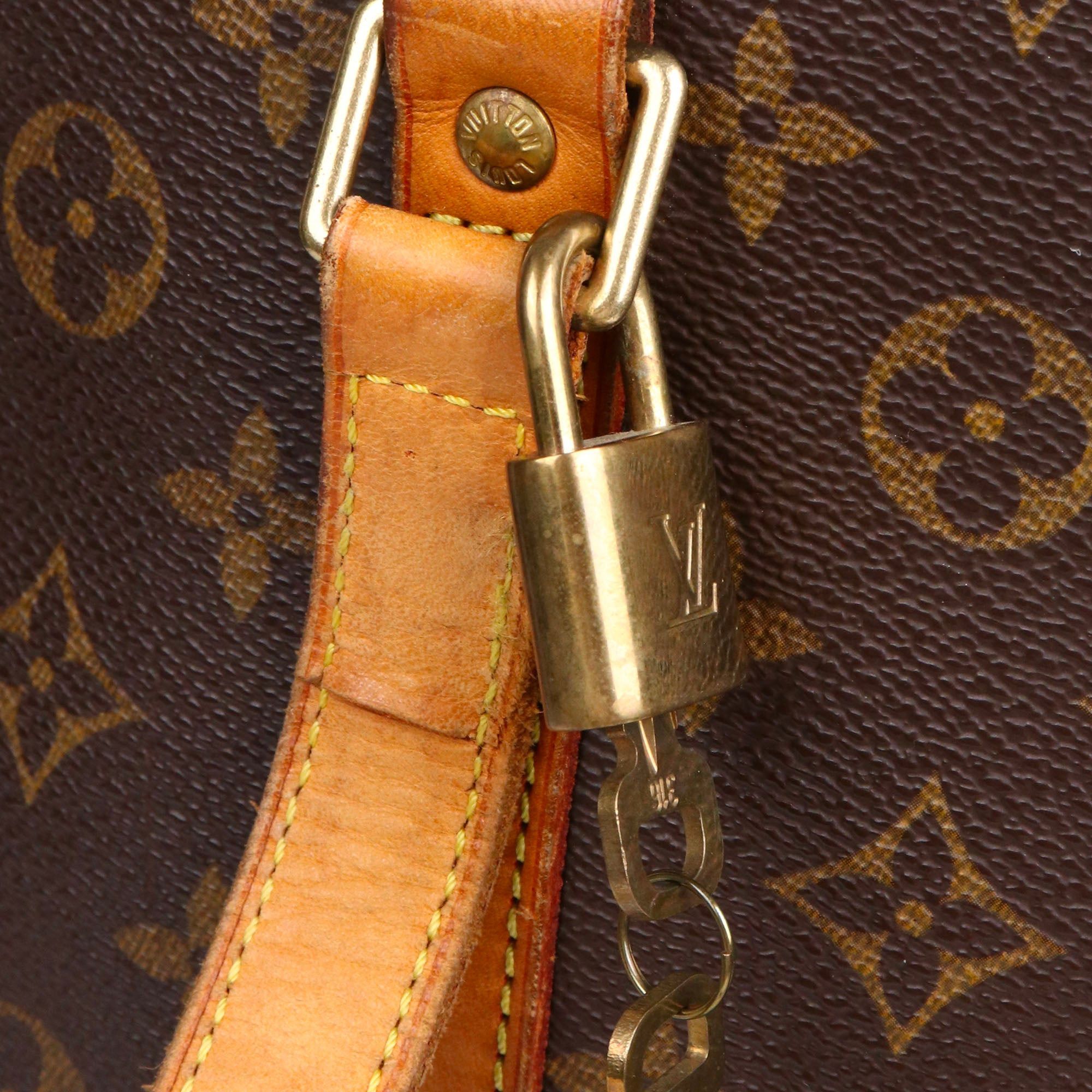 Louis Vuitton LOUIS VUITTON - Louis Vuitton Babylone tote bag in vintage brown monogram canvas Size ONE SIZE - 5 Thumbnail