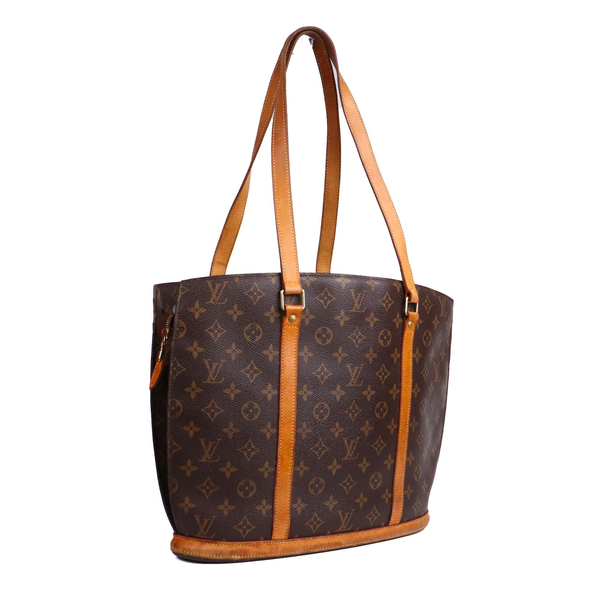Louis Vuitton LOUIS VUITTON - Louis Vuitton Babylone tote bag in vintage brown monogram canvas Size ONE SIZE - 2 Thumbnail