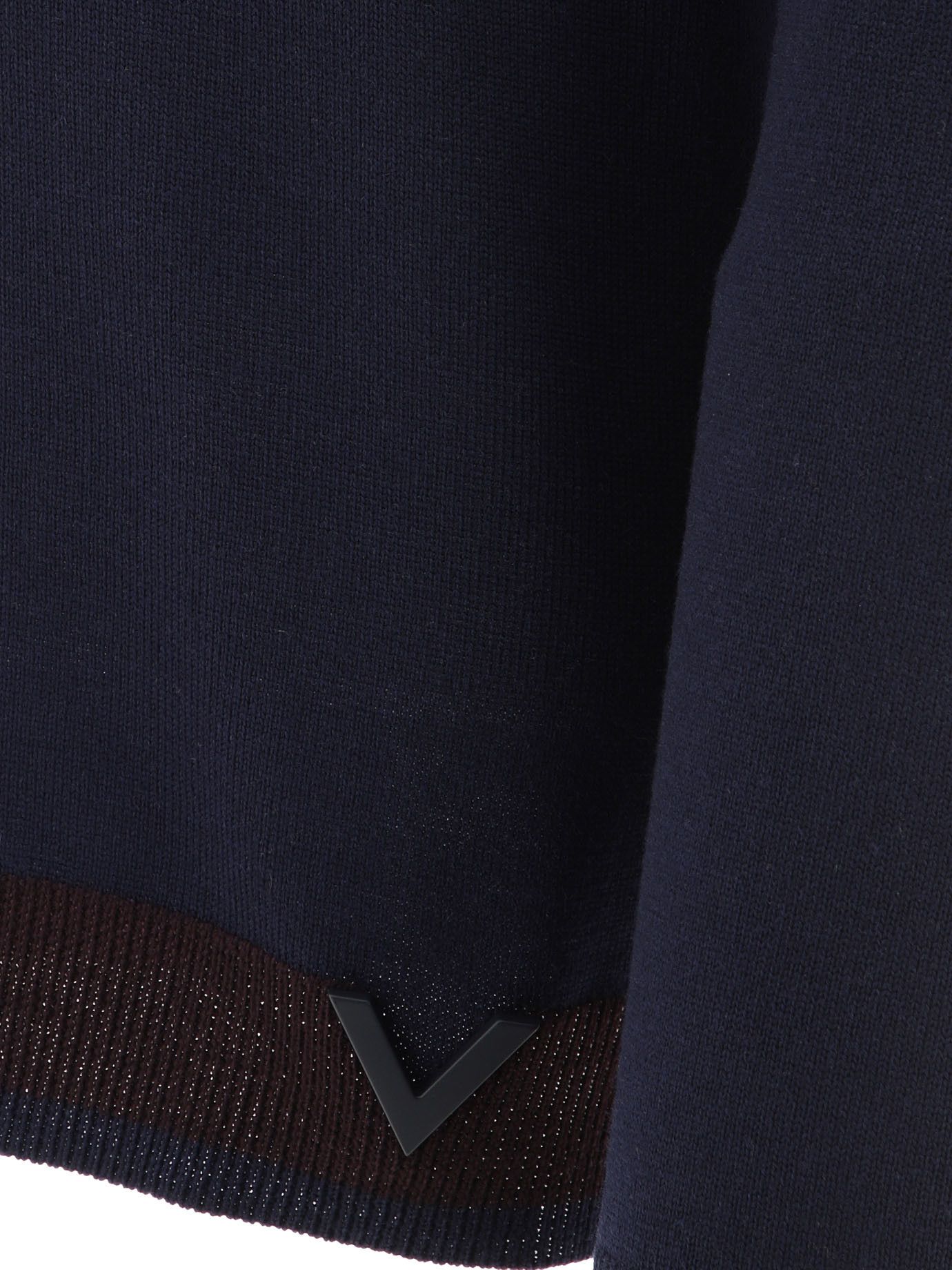 Valentino Sweater With Rubberised V Detail Size US XL / EU 56 / 4 - 4 Thumbnail