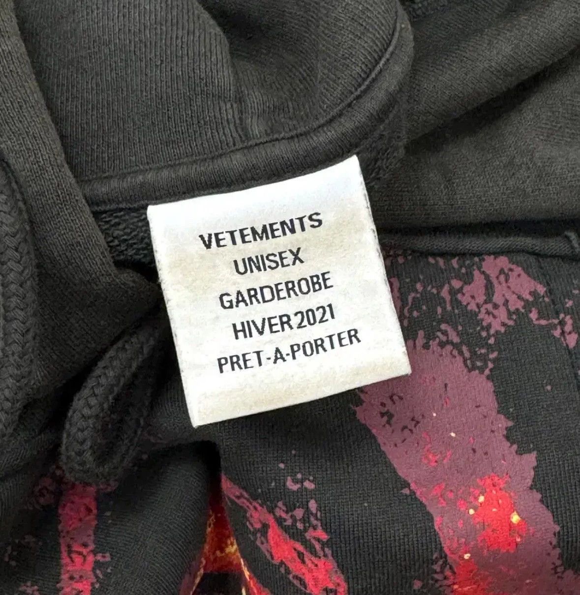 Vetements Vetements+Velcro Sanskrit sweatshirt -DMC Size US M / EU 48-50 / 2 - 6 Thumbnail