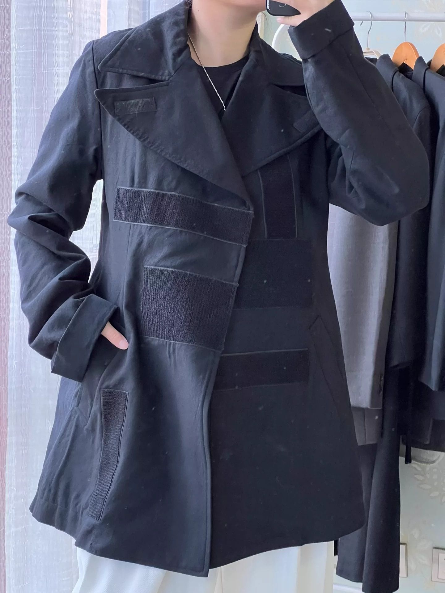 Yohji Yamamoto Yohji Yamamoto Velcro Coat -DMC Size US M / EU 48-50 / 2 - 2 Thumbnail