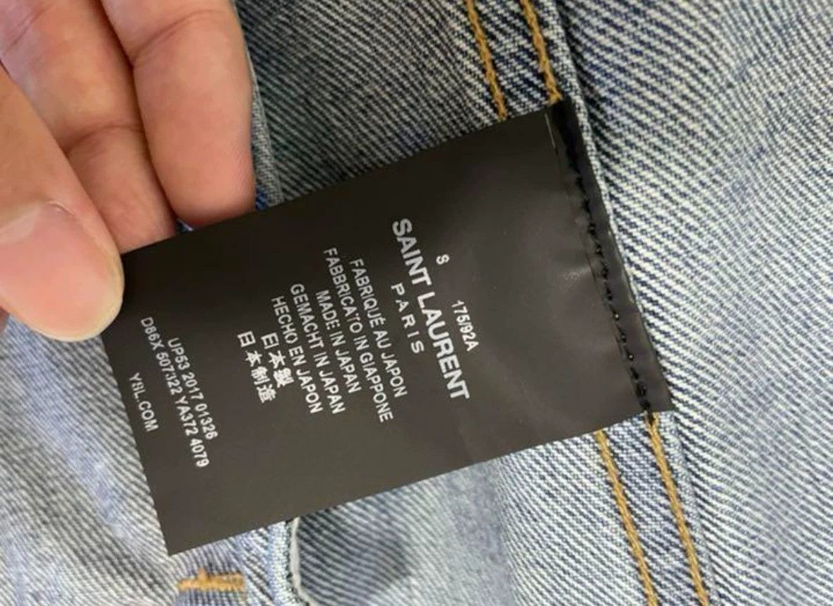Saint Laurent Paris SAINT LAURENT denim jacket - -DMC Size US S / EU 44-46 / 1 - 5 Thumbnail