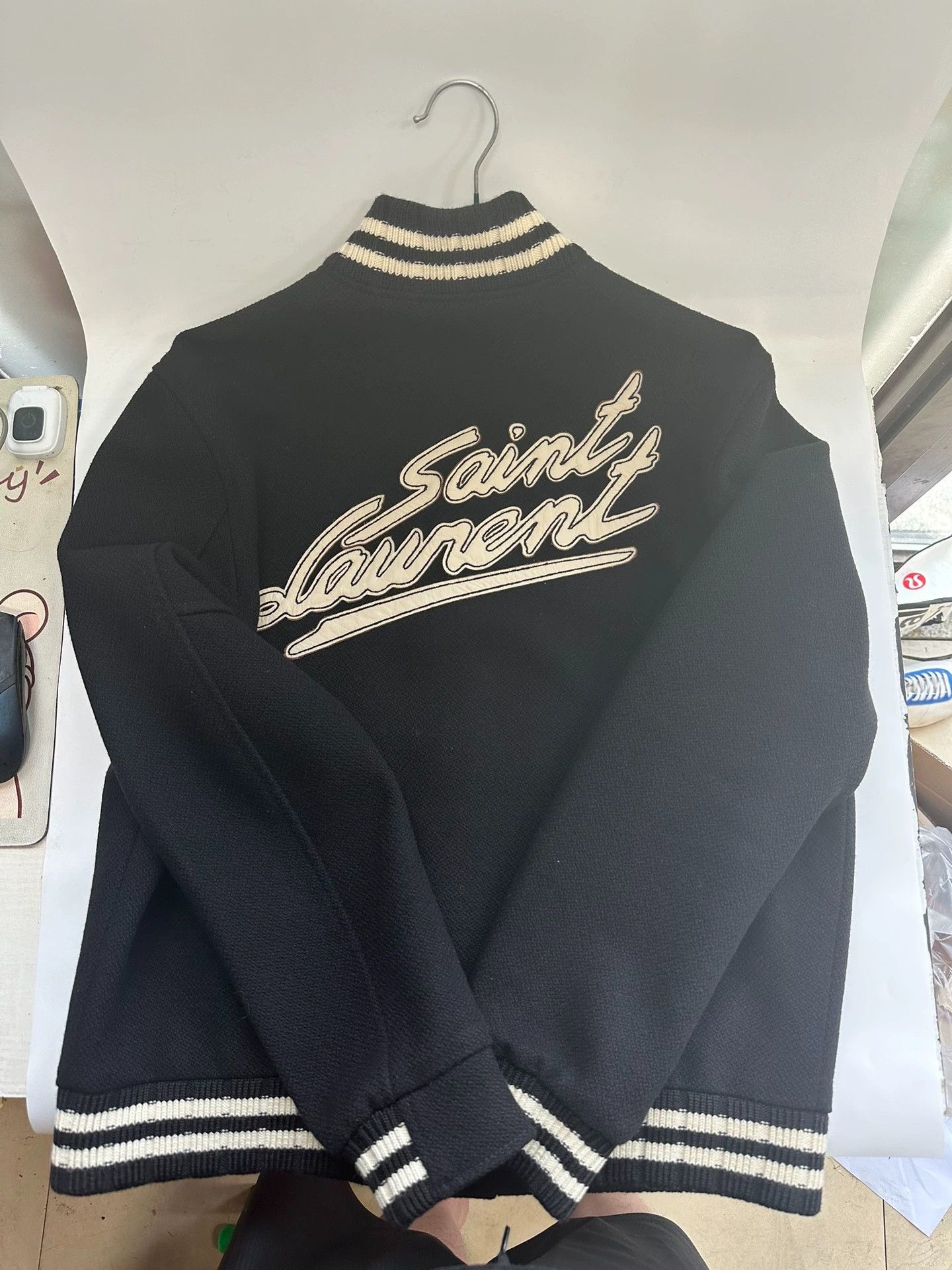 Saint Laurent Paris Saint Laurent black coat - -DMC Size US L / EU 52-54 / 3 - 2 Thumbnail