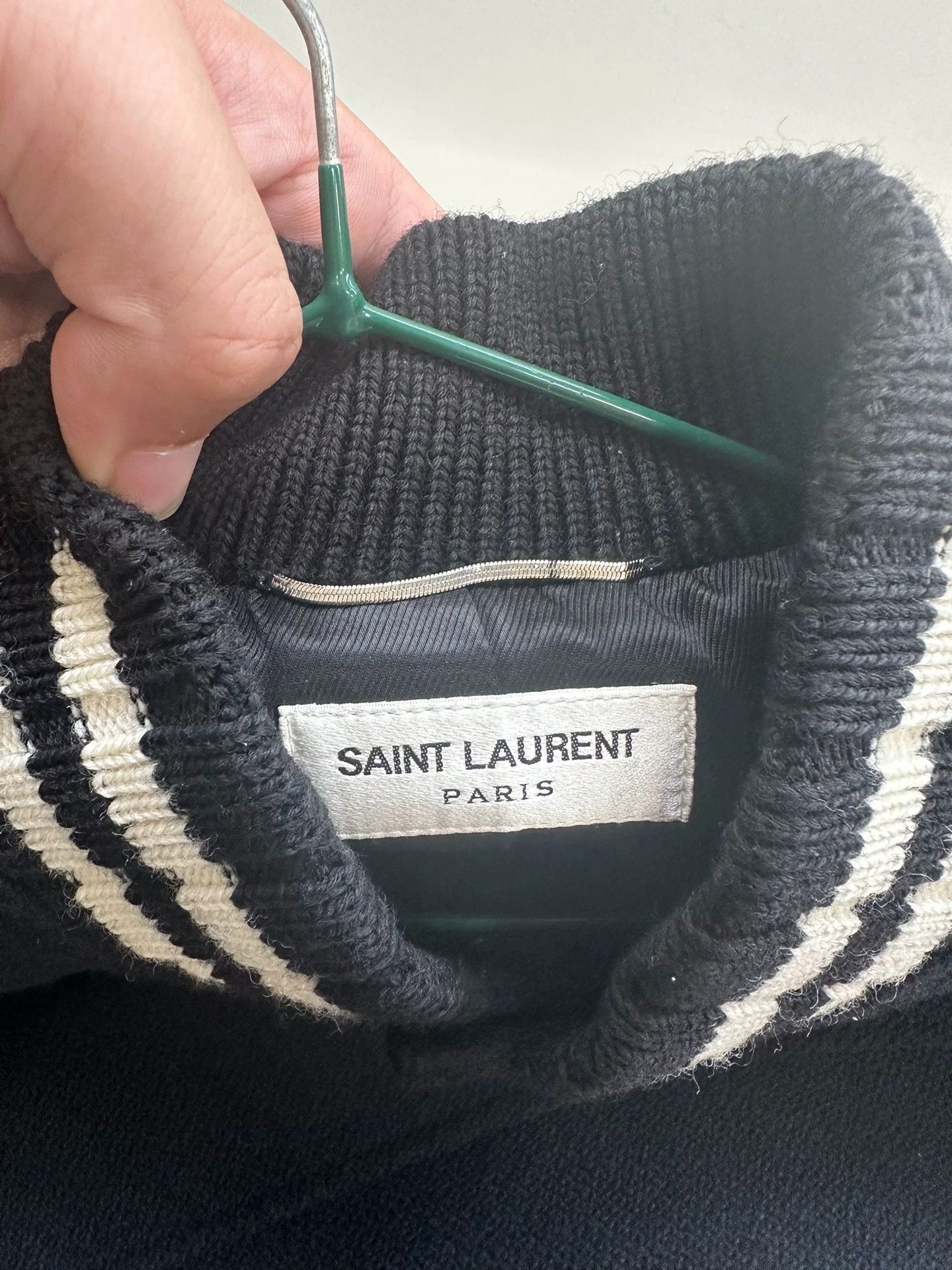 Saint Laurent Paris Saint Laurent black coat - -DMC Size US L / EU 52-54 / 3 - 3 Thumbnail