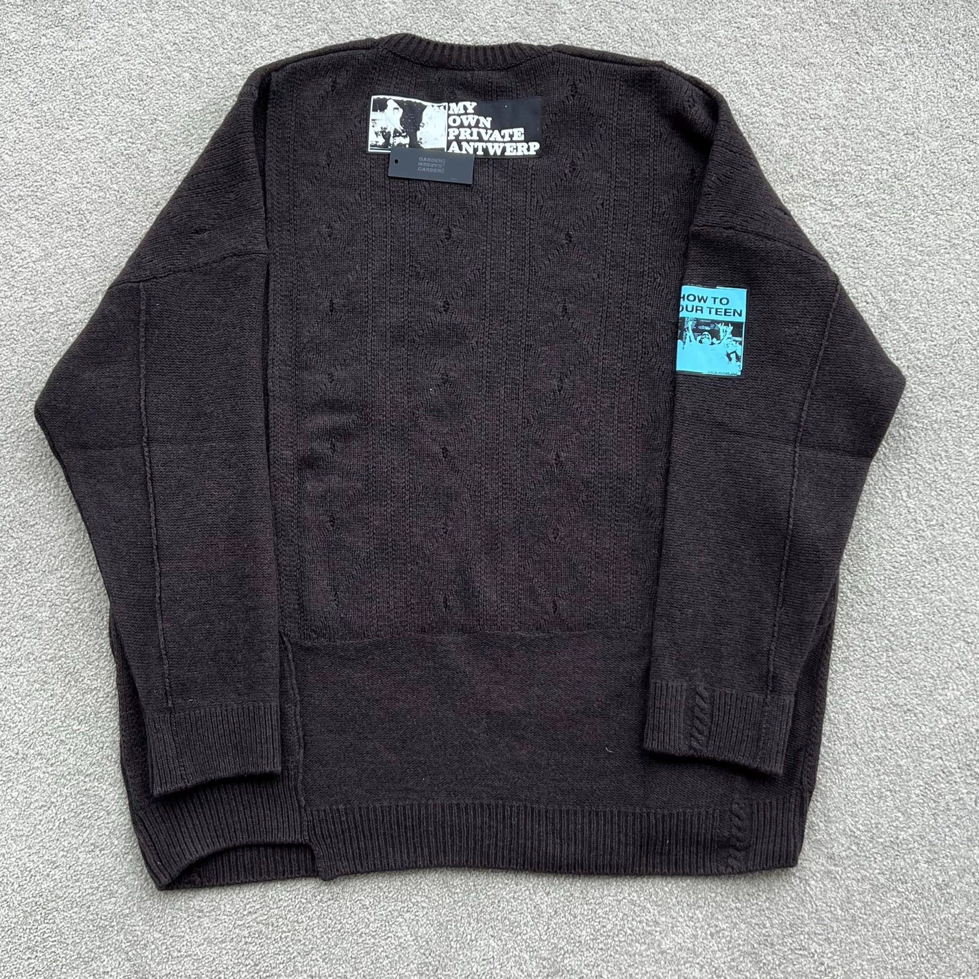 Raf Simons Raf Simons 20SS fashion show black silhouette sweater -DMC Size US S / EU 44-46 / 1 - 4 Thumbnail