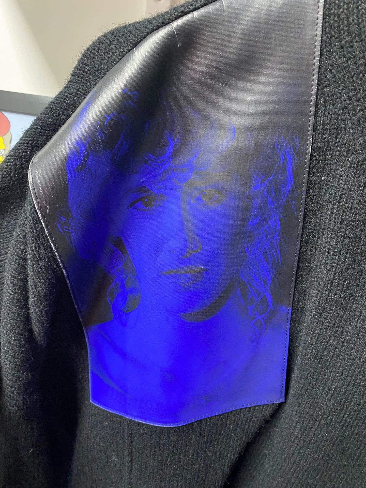 Raf Simons Raf Simons Blue Velvet Patch Sweater -DMC Size US XS / EU 42 / 0 - 5 Thumbnail