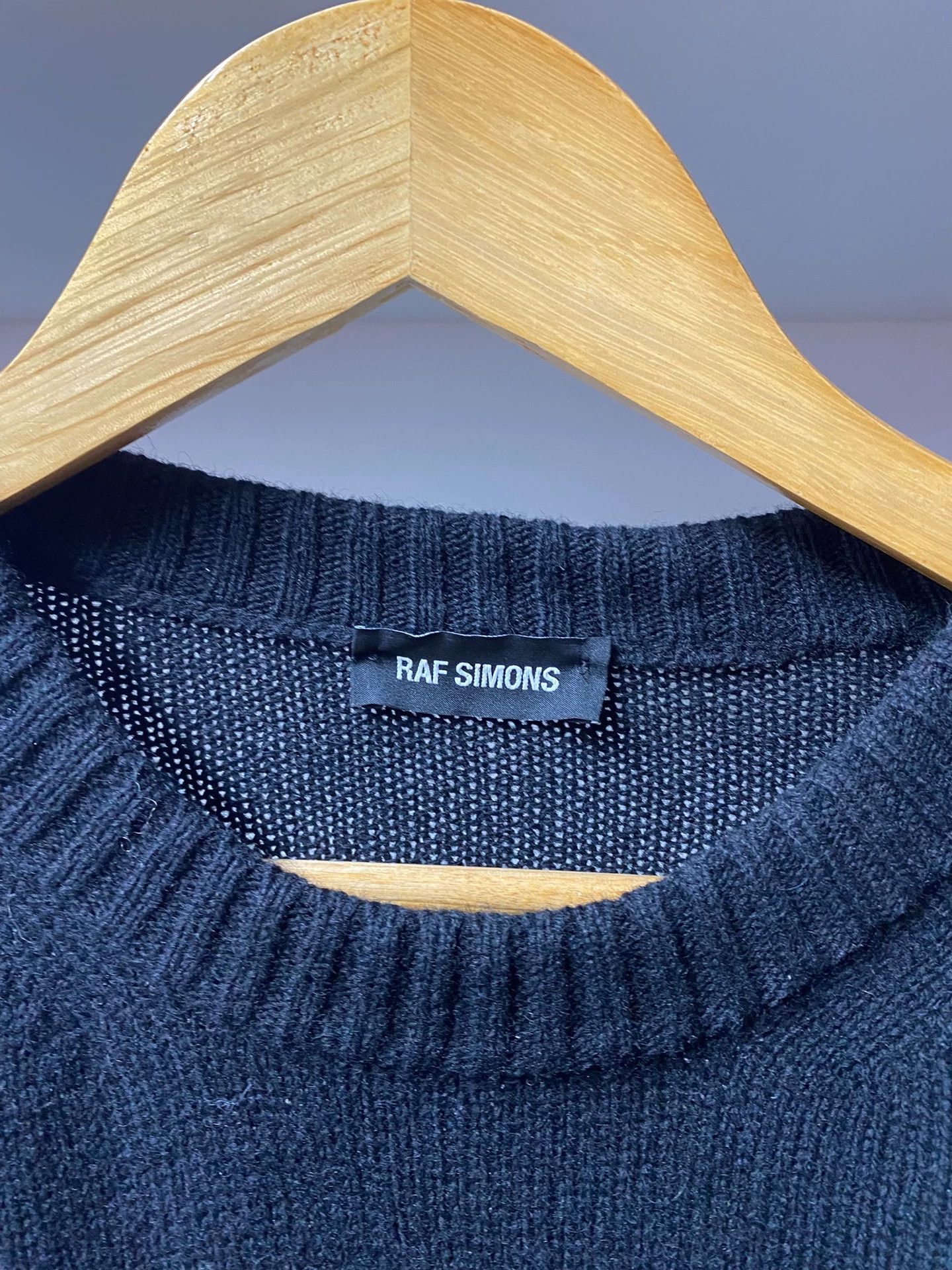 Raf Simons Raf Simons Blue Velvet Patch Sweater -DMC Size US XS / EU 42 / 0 - 3 Thumbnail
