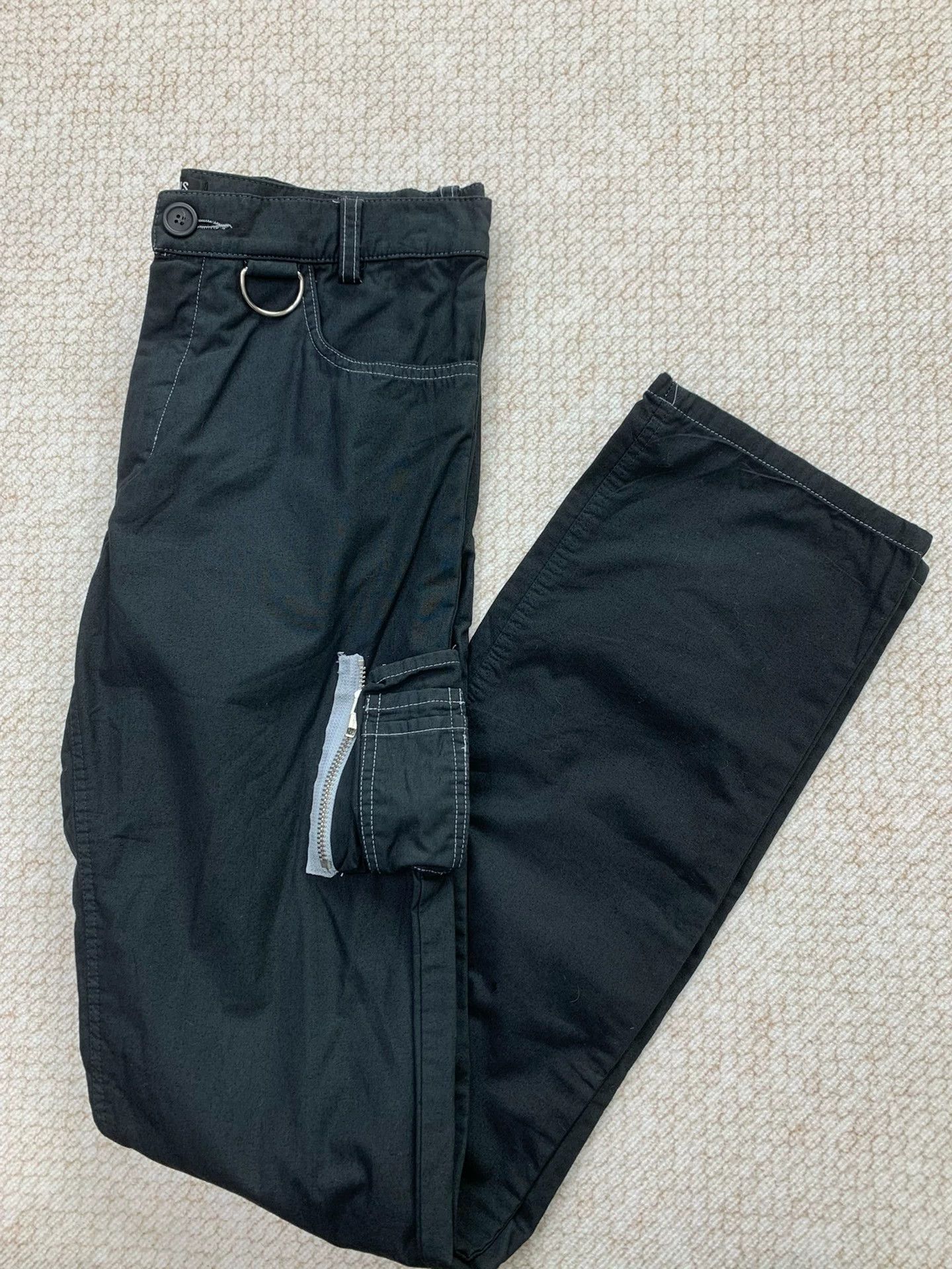 Raf Simons RAF SIMONS horror period strap tourniquet black pants -DMC Size US 30 / EU 46 - 2 Thumbnail