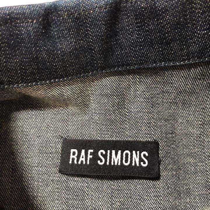 Raf Simons Raf simons 15ss Leather Patch Denim Shirt -DMC Size US S / EU 44-46 / 1 - 4 Thumbnail