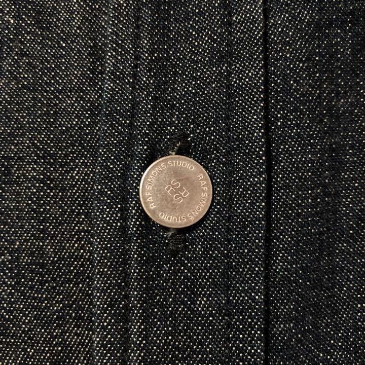 Raf Simons Raf simons 15ss Leather Patch Denim Shirt -DMC Size US S / EU 44-46 / 1 - 5 Thumbnail