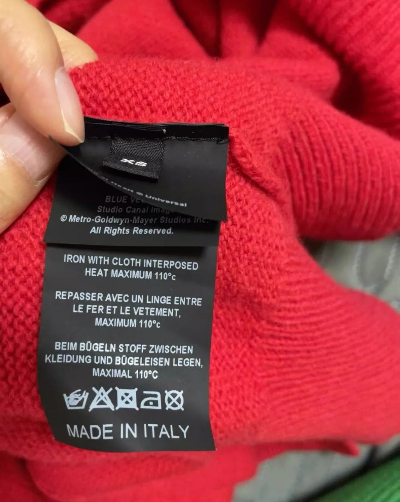 Raf Simons Raf Simons Double Patch Cloth Portrait Knitted Sweater -DMC Size US XS / EU 42 / 0 - 7 Thumbnail