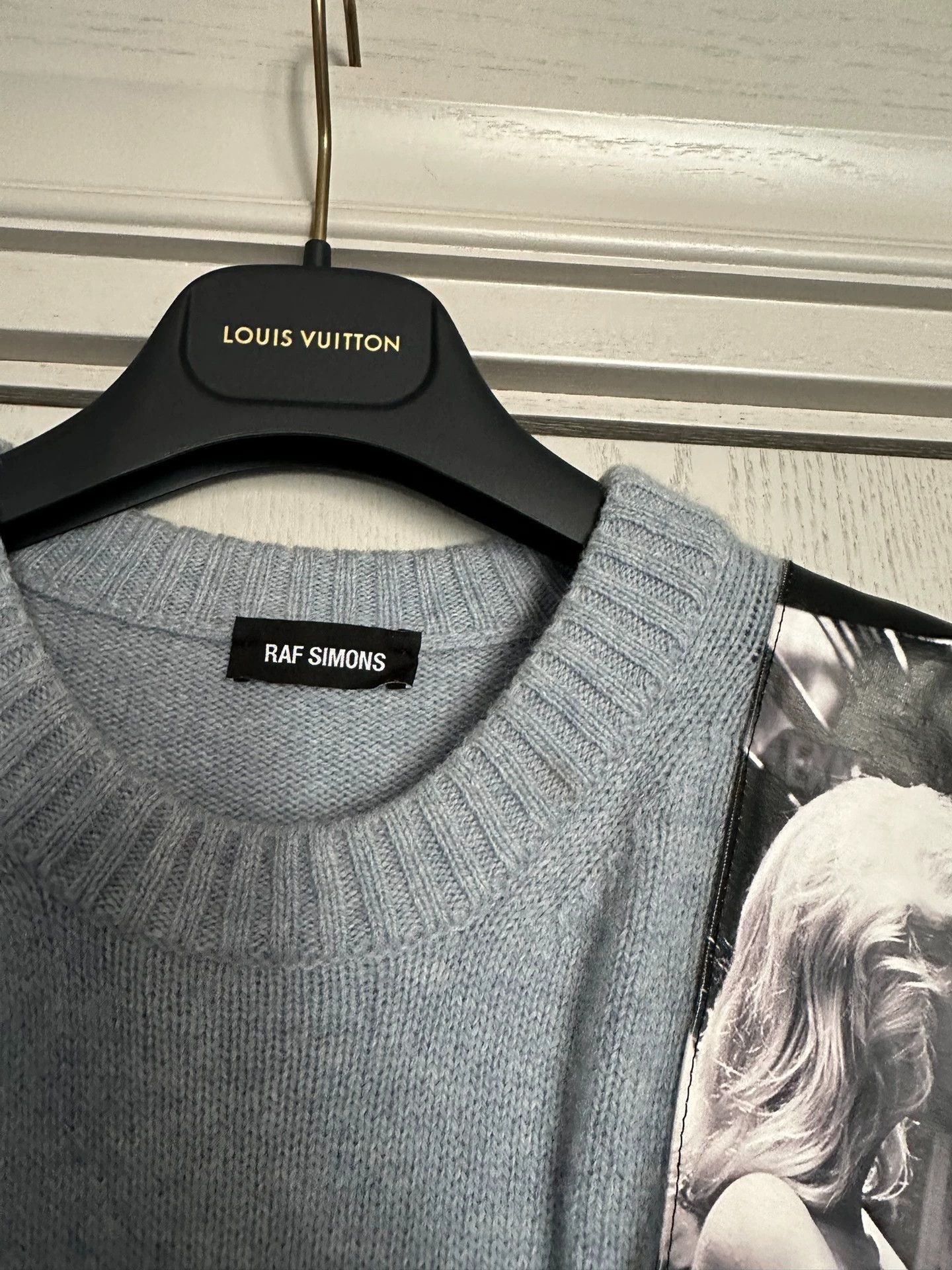 Raf Simons Raf Simons 19FW portrait silhouette patch sweater -DMC Size US S / EU 44-46 / 1 - 3 Thumbnail
