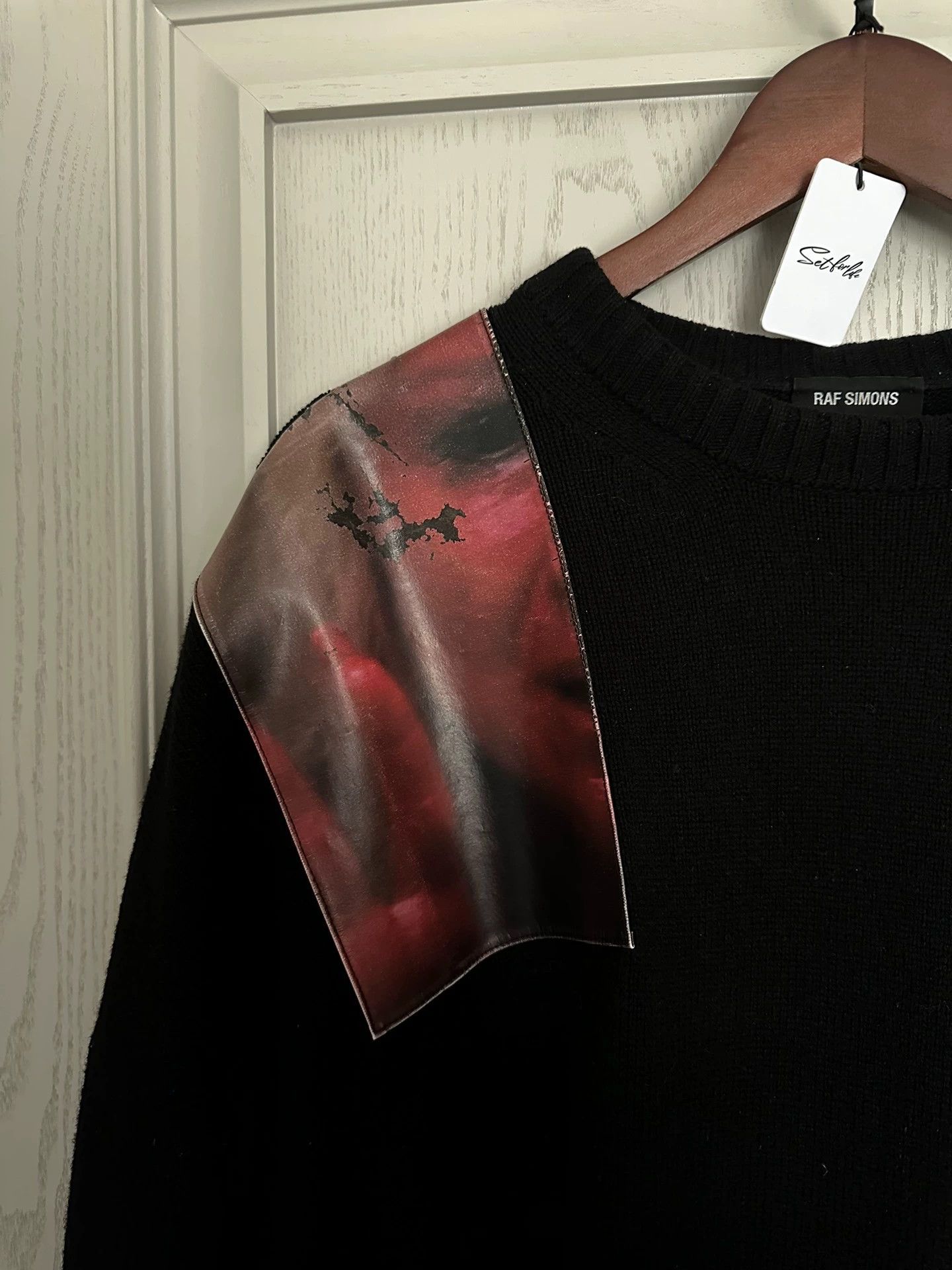Raf Simons Raf Simons 19aw portrait silhouette patch sweater -DMC Size US S / EU 44-46 / 1 - 3 Thumbnail