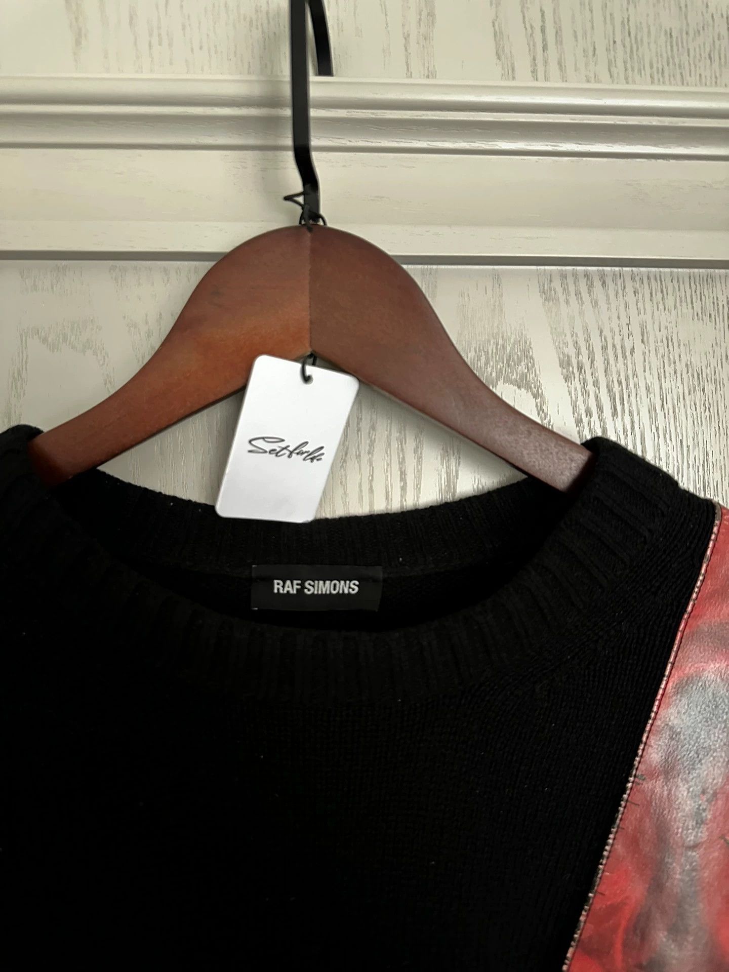 Raf Simons Raf Simons 19aw portrait silhouette patch sweater -DMC Size US S / EU 44-46 / 1 - 4 Thumbnail