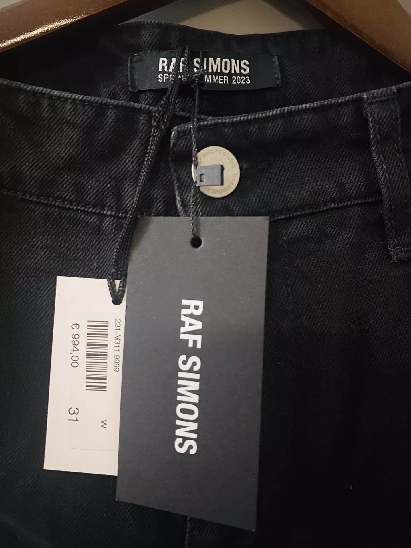 Raf Simons Raf Simons SS23 final season new layered ripped jeans -DMC Size US 31 - 3 Thumbnail