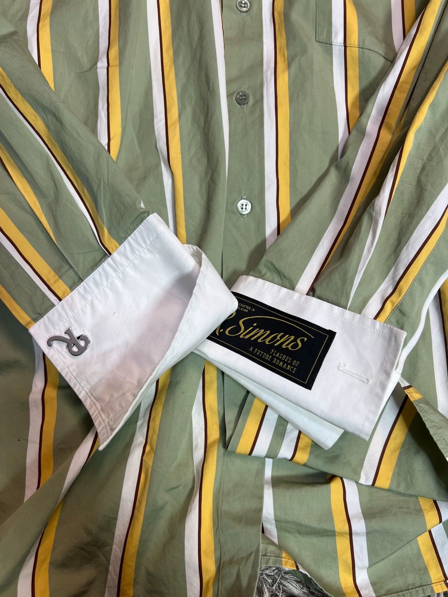 Raf Simons Rafsimons 2022ss multi-color striped shirt -DMC Size US XS / EU 42 / 0 - 4 Thumbnail