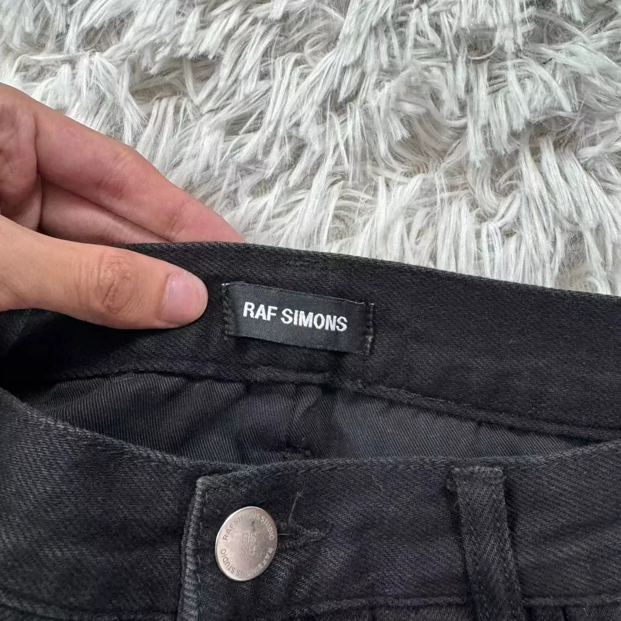 Raf Simons Raf Simons19AW Double layered Destruction Jeans -DMC Size US 30 / EU 46 - 4 Thumbnail