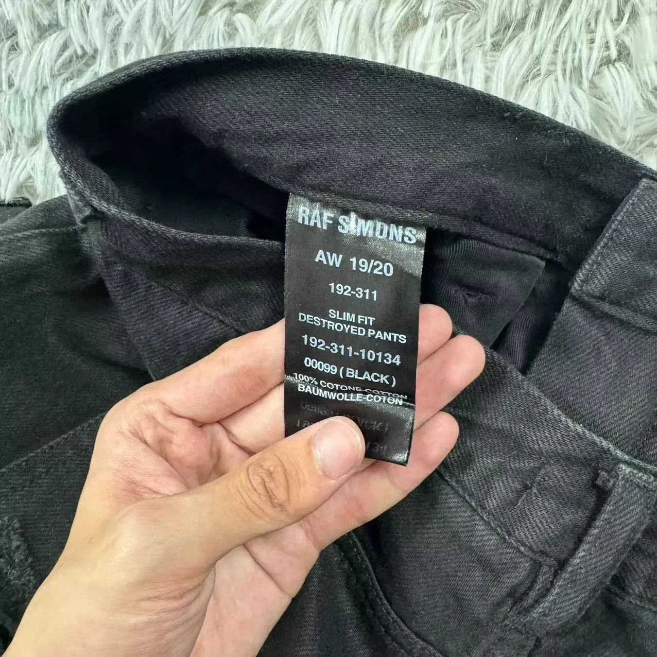 Raf Simons Raf Simons19AW Double layered Destruction Jeans -DMC Size US 30 / EU 46 - 8 Thumbnail