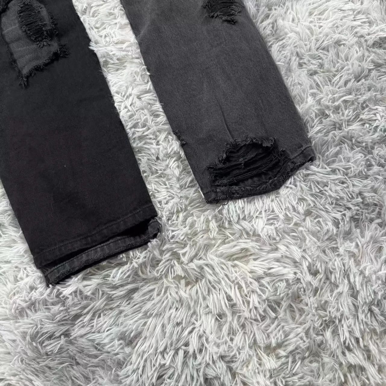 Raf Simons Raf Simons19AW Double layered Destruction Jeans -DMC Size US 30 / EU 46 - 6 Thumbnail