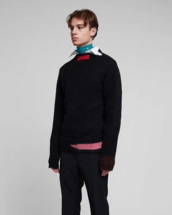 Raf Simons Raf Simons 2021 FW Black Sweater -DMC Size US S / EU 44-46 / 1 - 4 Thumbnail