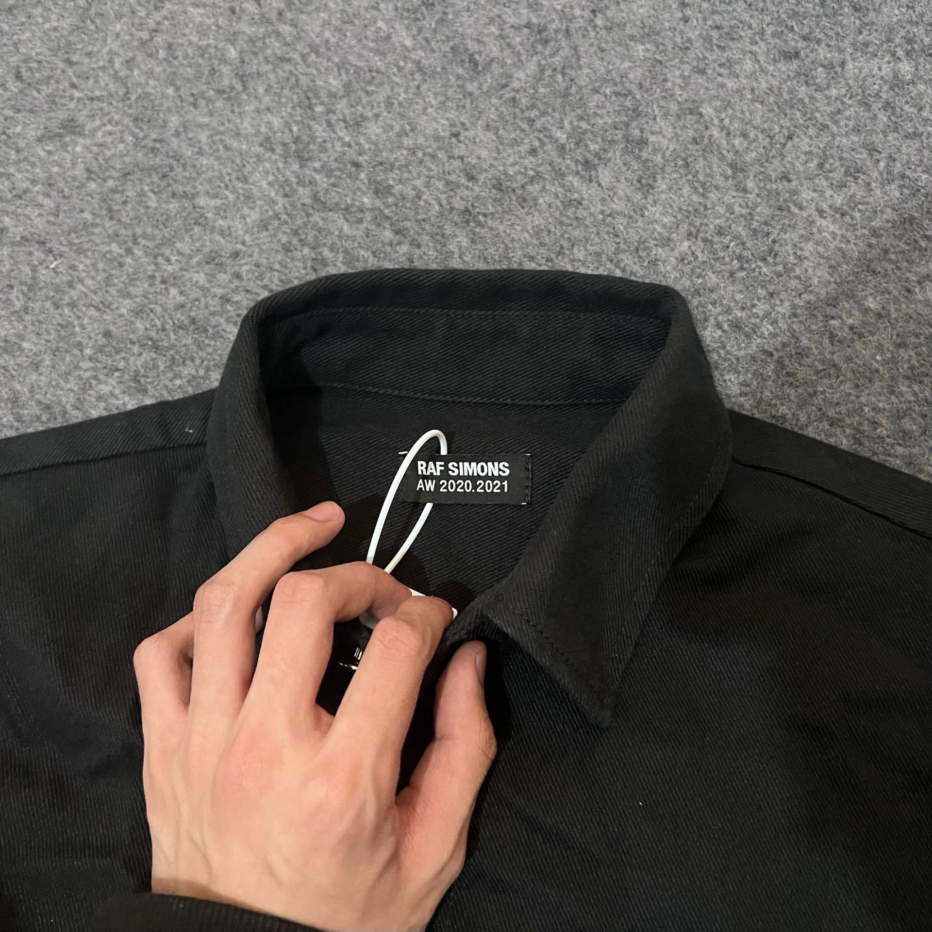 Raf Simons Raf Simons20AW Zipper Leather Brand Jacket -DMC Size US M / EU 48-50 / 2 - 3 Thumbnail