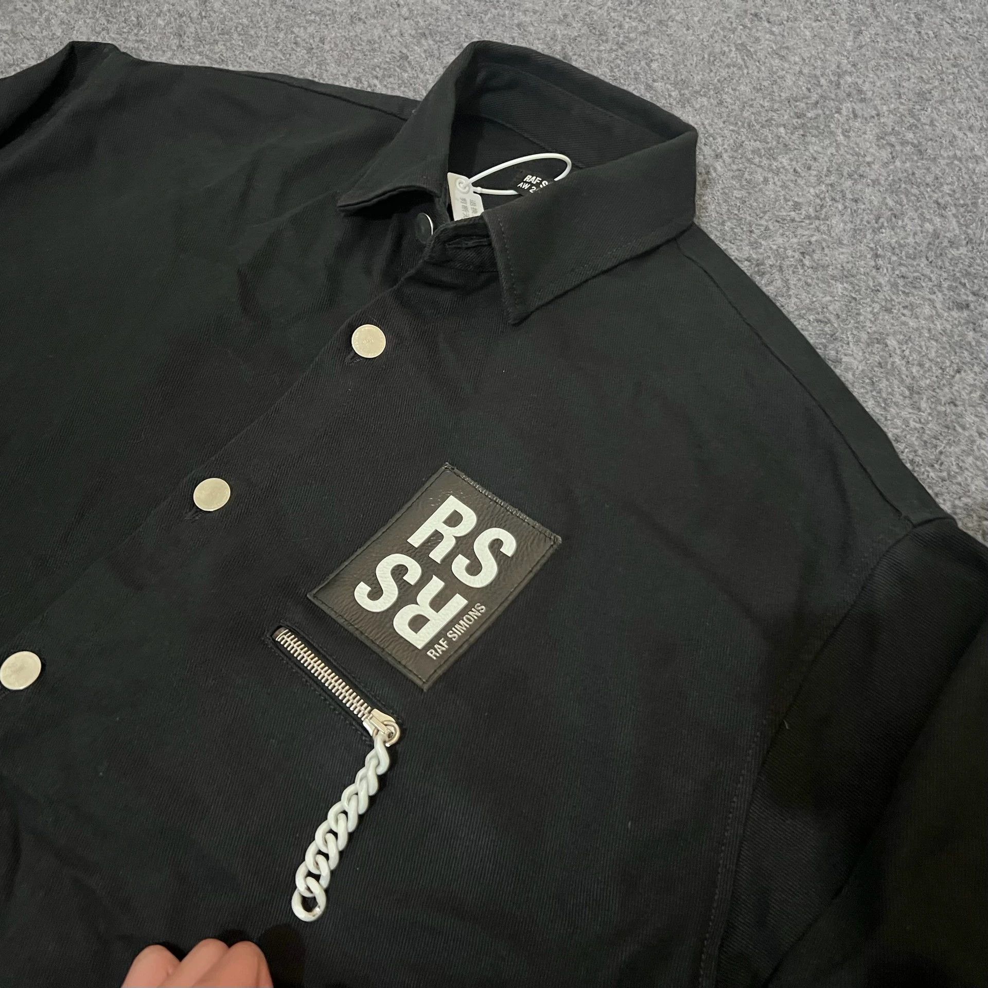 Raf Simons Raf Simons20AW Zipper Leather Brand Jacket -DMC Size US M / EU 48-50 / 2 - 2 Thumbnail