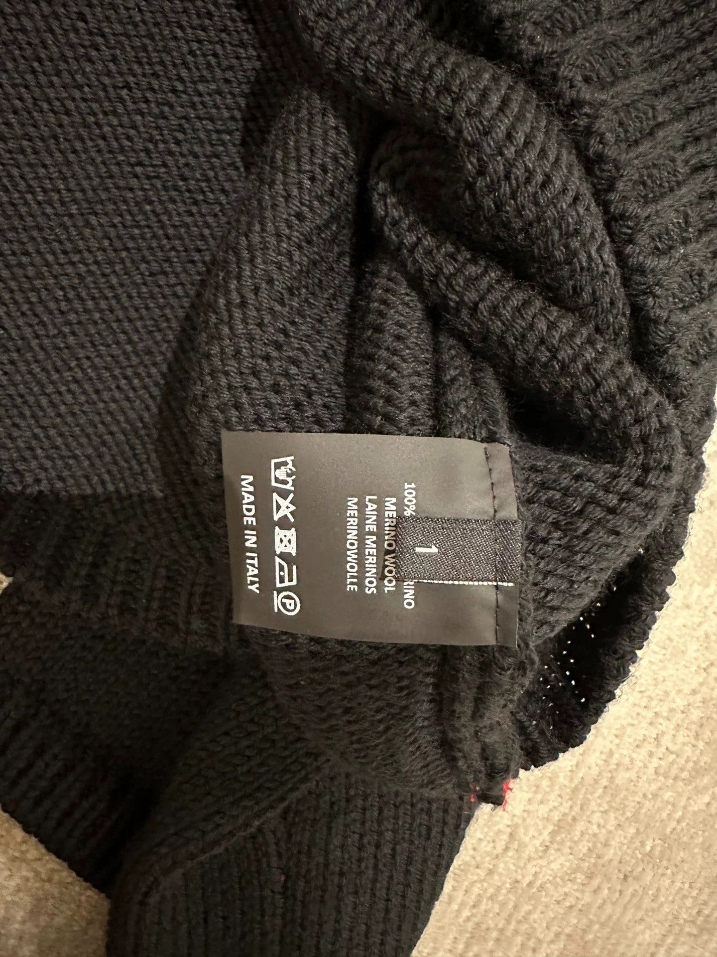 Raf Simons Raf Simons AW22-23 RS large logo pullover wool sweater -DMC Size US S / EU 44-46 / 1 - 4 Thumbnail