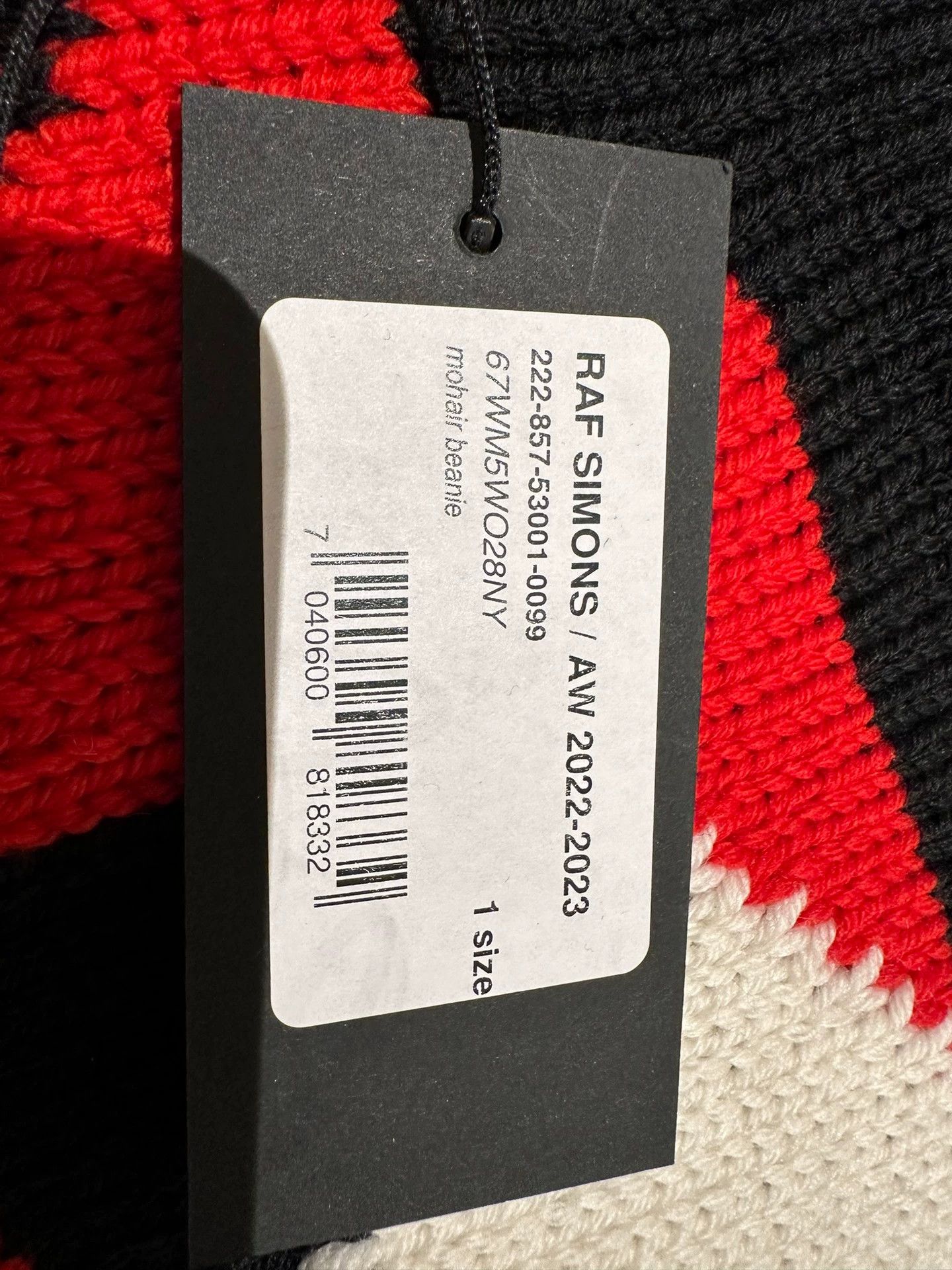 Raf Simons Raf Simons AW22-23 RS large logo pullover wool sweater -DMC Size US S / EU 44-46 / 1 - 5 Thumbnail