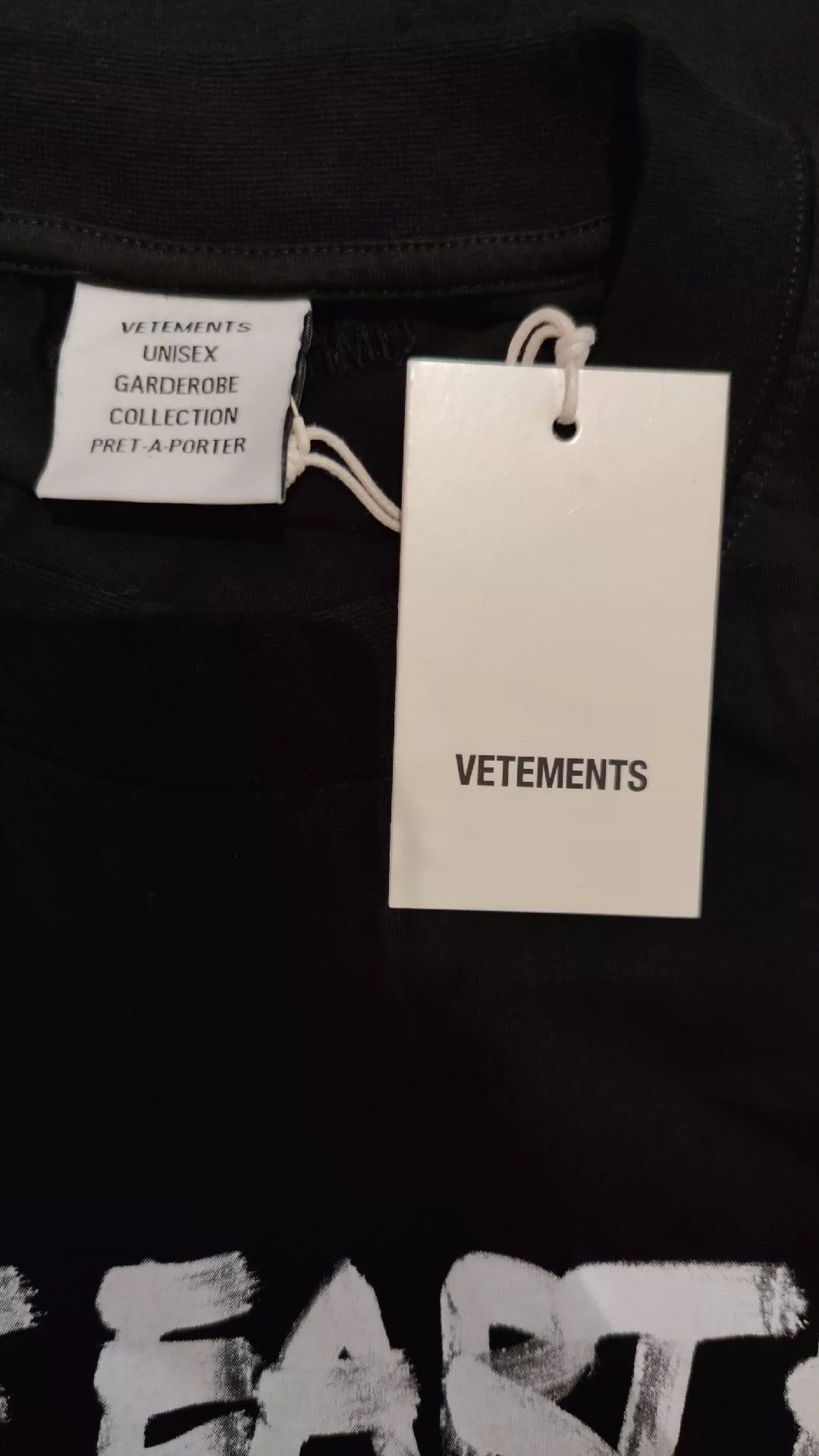 Vetements VETEMENTS Black Short Sleeve -DMC Size US L / EU 52-54 / 3 - 3 Thumbnail