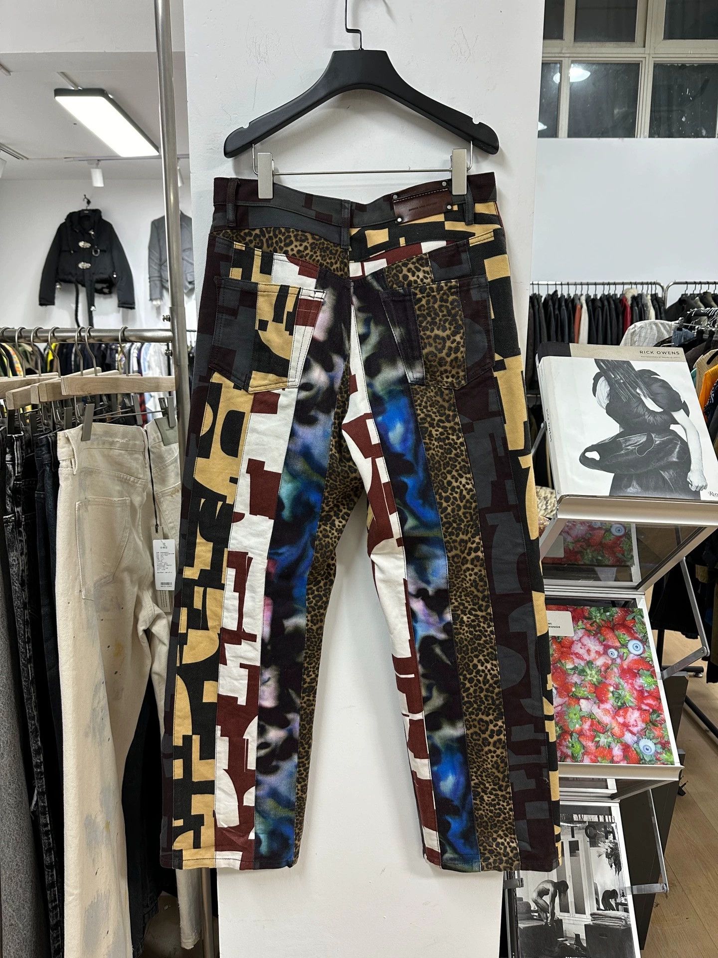 Dries Van Noten Dries Van Noten patchwork straight-leg jeans - -DMC Size US 32 / EU 48 - 4 Thumbnail